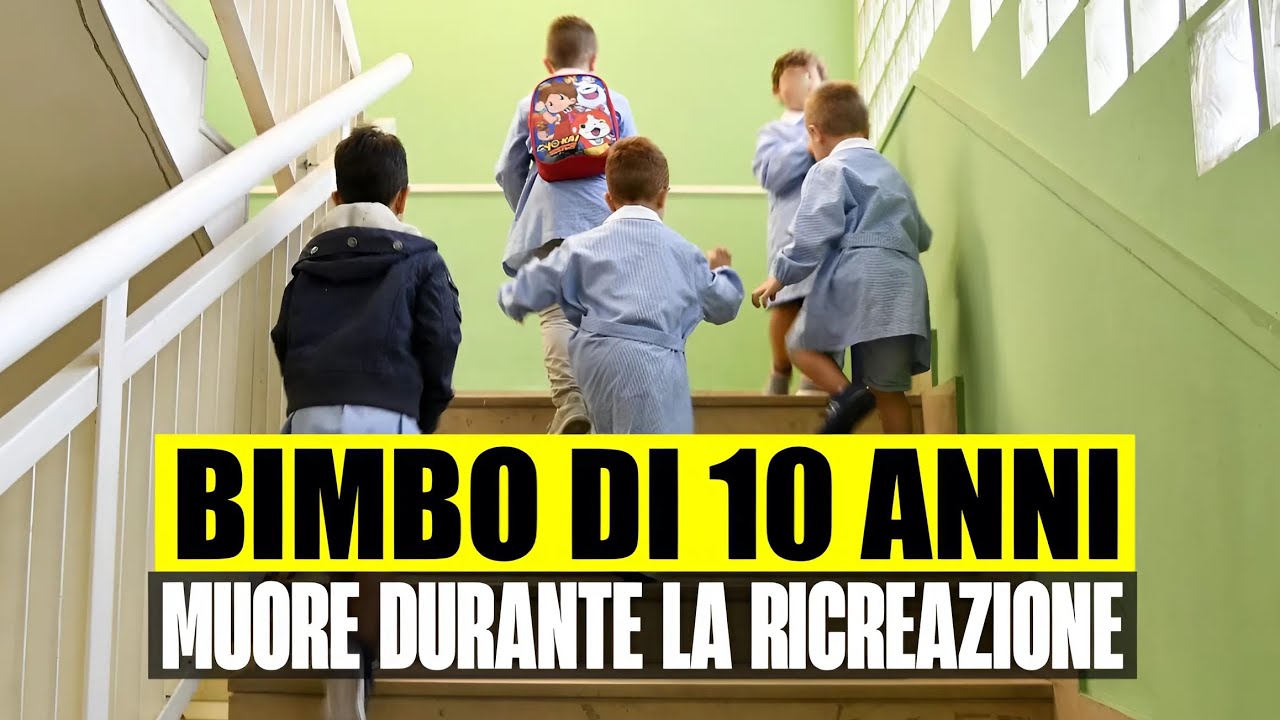 ULTIM'ORA BIMBO DI 10 ANNI MUORE DURANTE LA RICREAZIONE A SCUOLA: TRAGEDIA A QUARTO