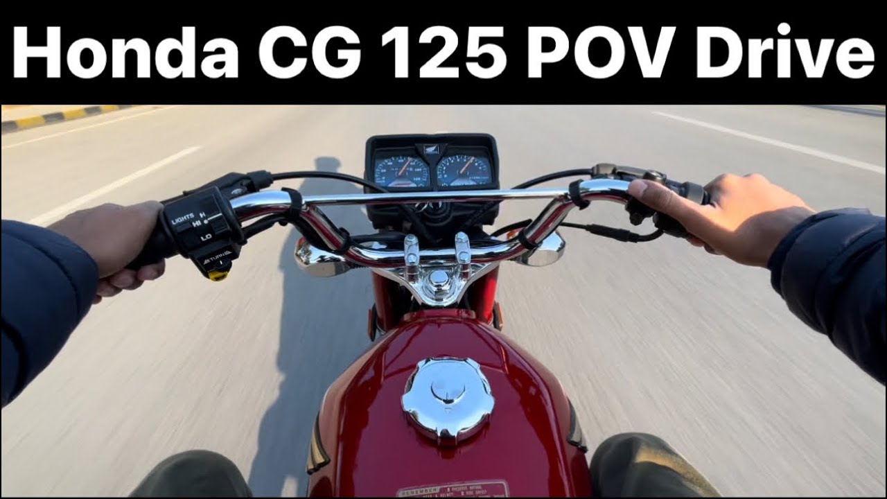 Honda CG 125 2022 Model POV Drive & Review