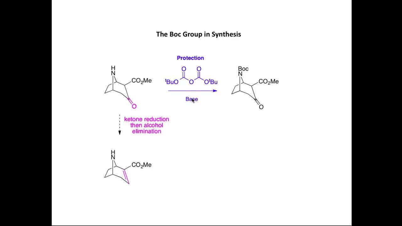 Anhydrides as protecting groups