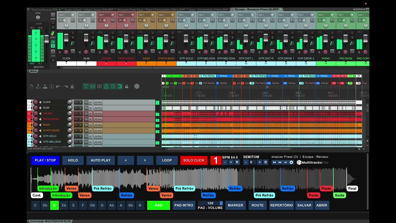 Renascer Praise - Escape (Multitrack / Playback)