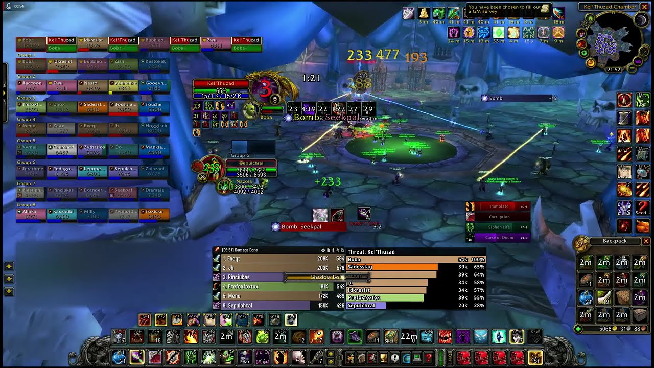 WoW Classic (Anniversary) - KT Pre-Patch SM/Ruin Lock (2026-01-29)
