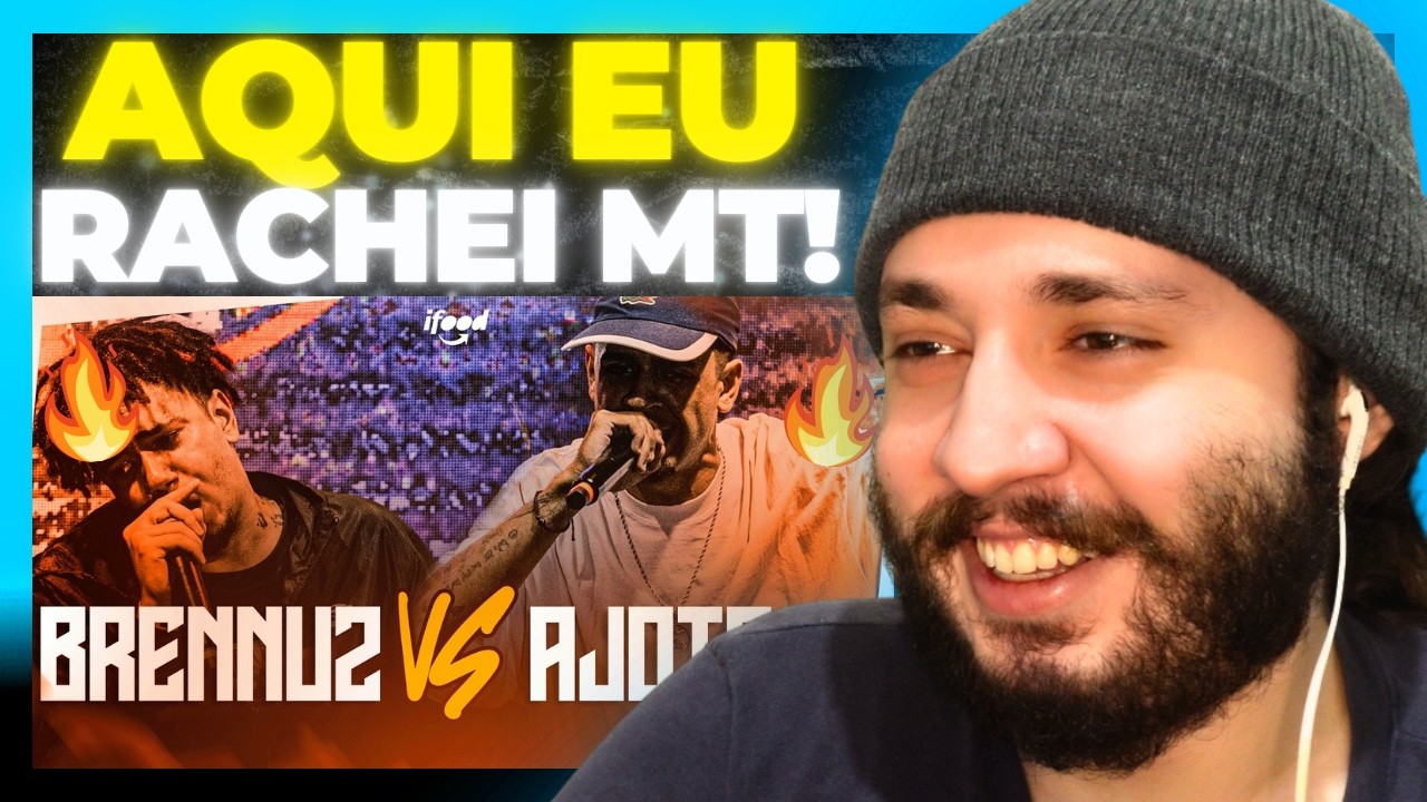 (RIMARAM MUITO!) BRENNUZ X AJOTA | SEGUNDA FASE | 450ª Batalha da Aldeia | REACT BAUEB