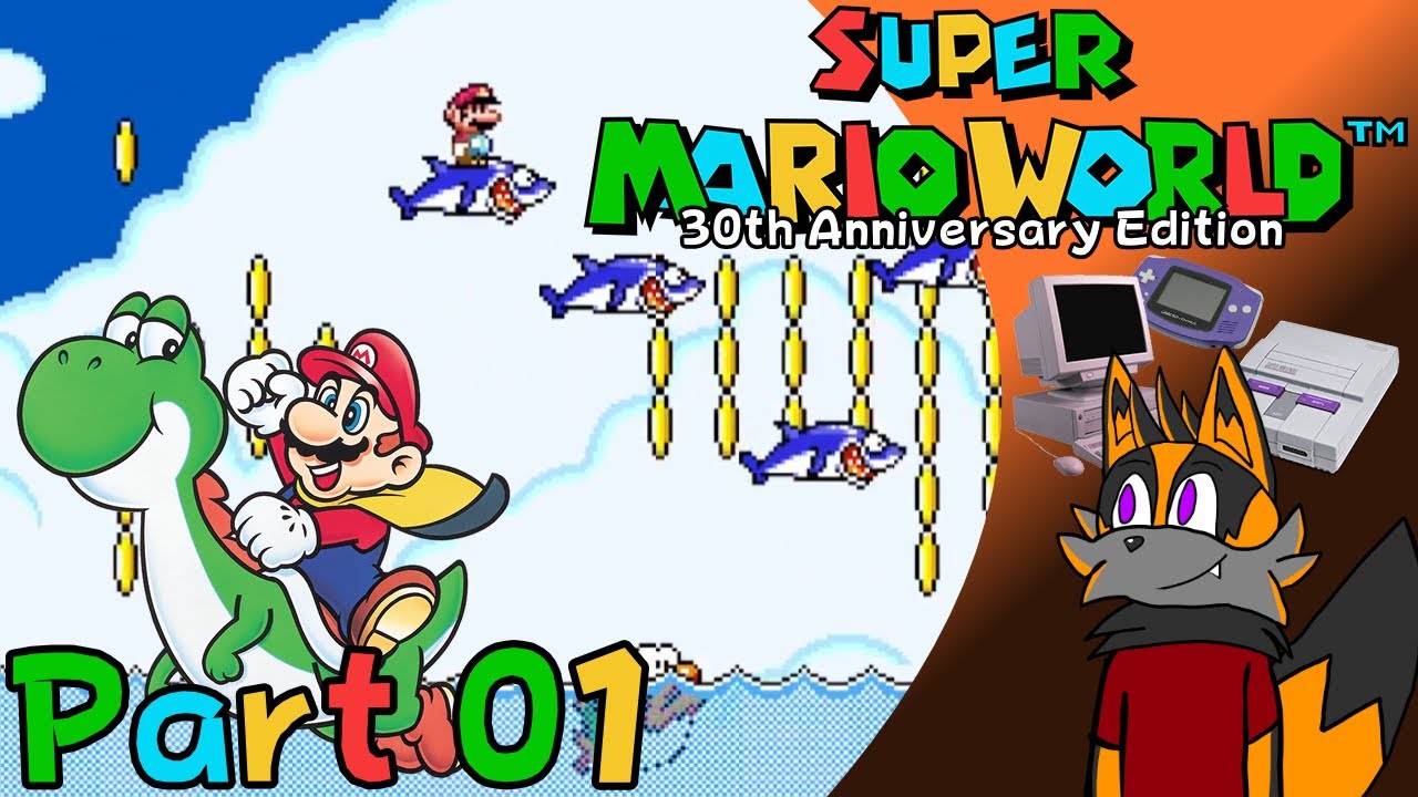 Super Mario World: 30th Anniversary Edition Hack - HARD MODE (Part 1) | FernoFireFox Stream VOD