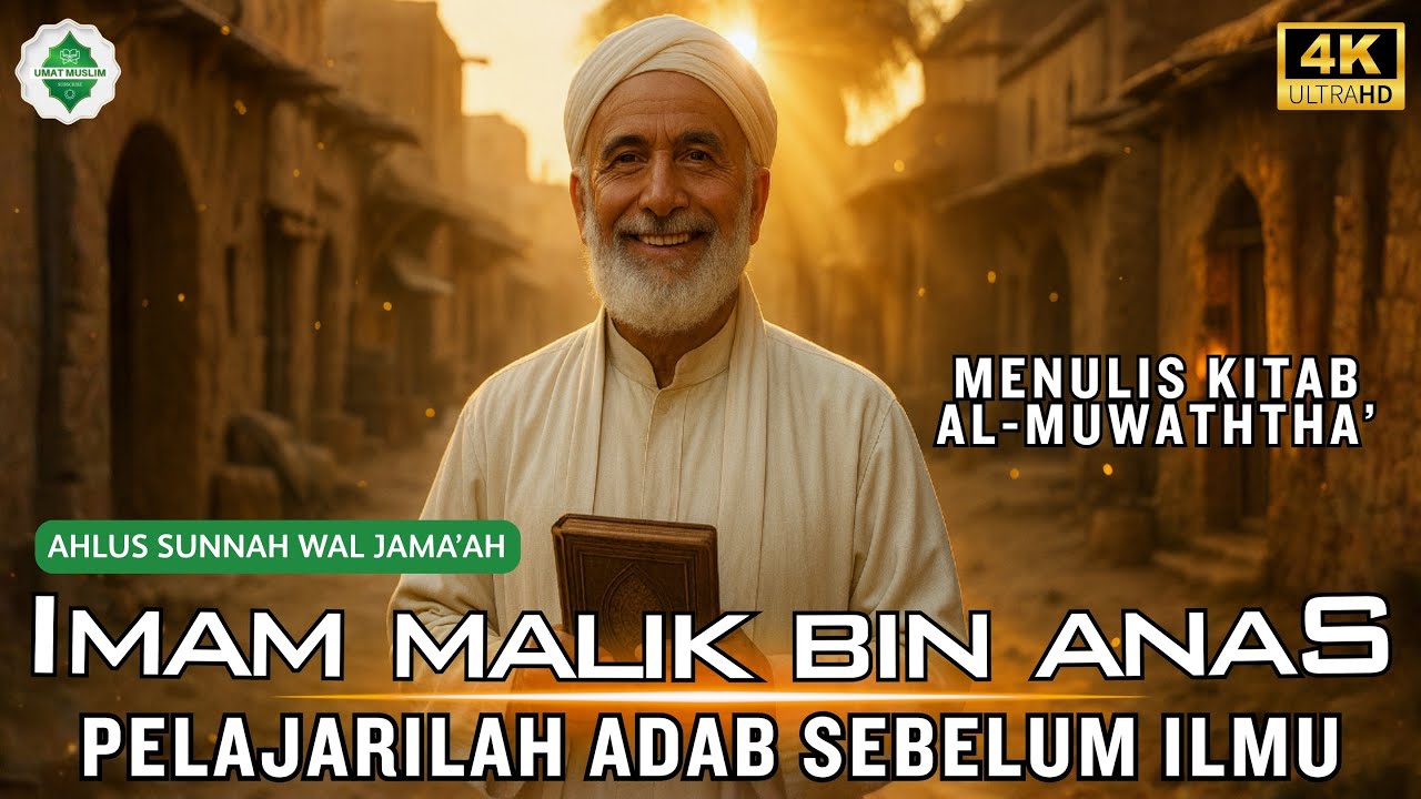 Kisah Imam Malik Bin Anas - Lengkap Dari Kelahiran Hingga Wafatnya.