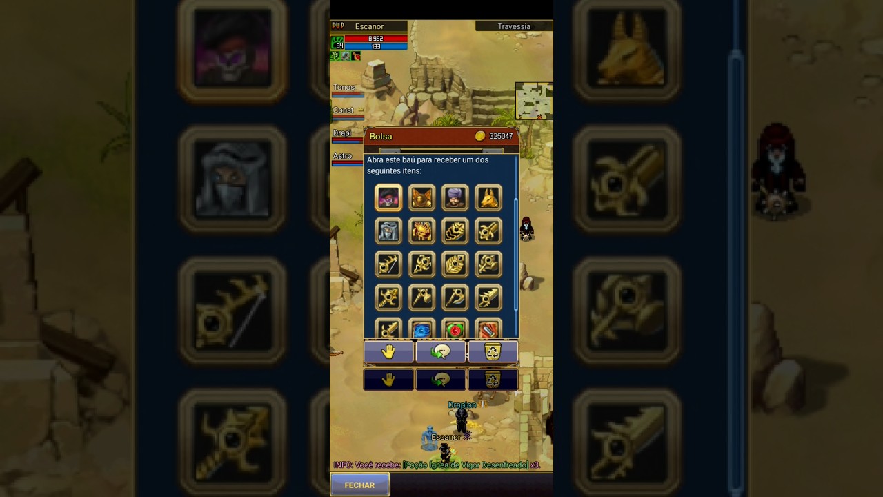 открывание сундуков альмахад #Warspear #MMORPG #RPG #PvP #PvE #JxJ #JxM #retrogames #pixelgames