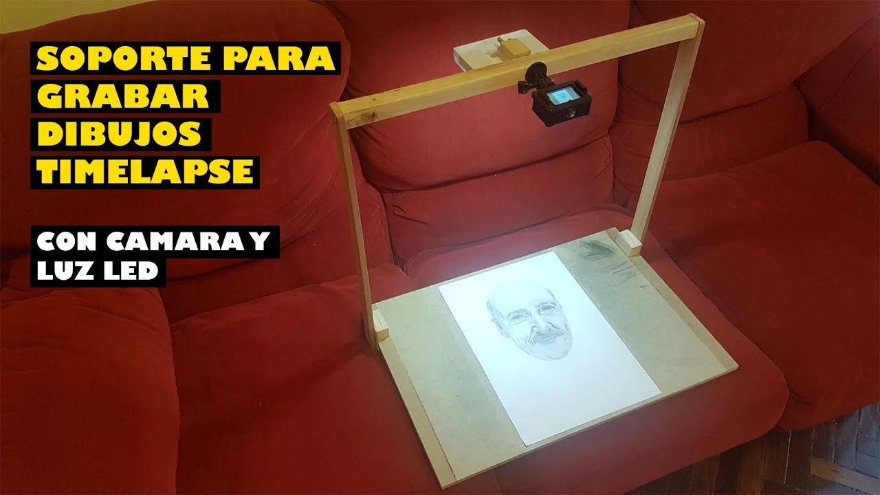 Soporte para grabar dibujos Timelapse