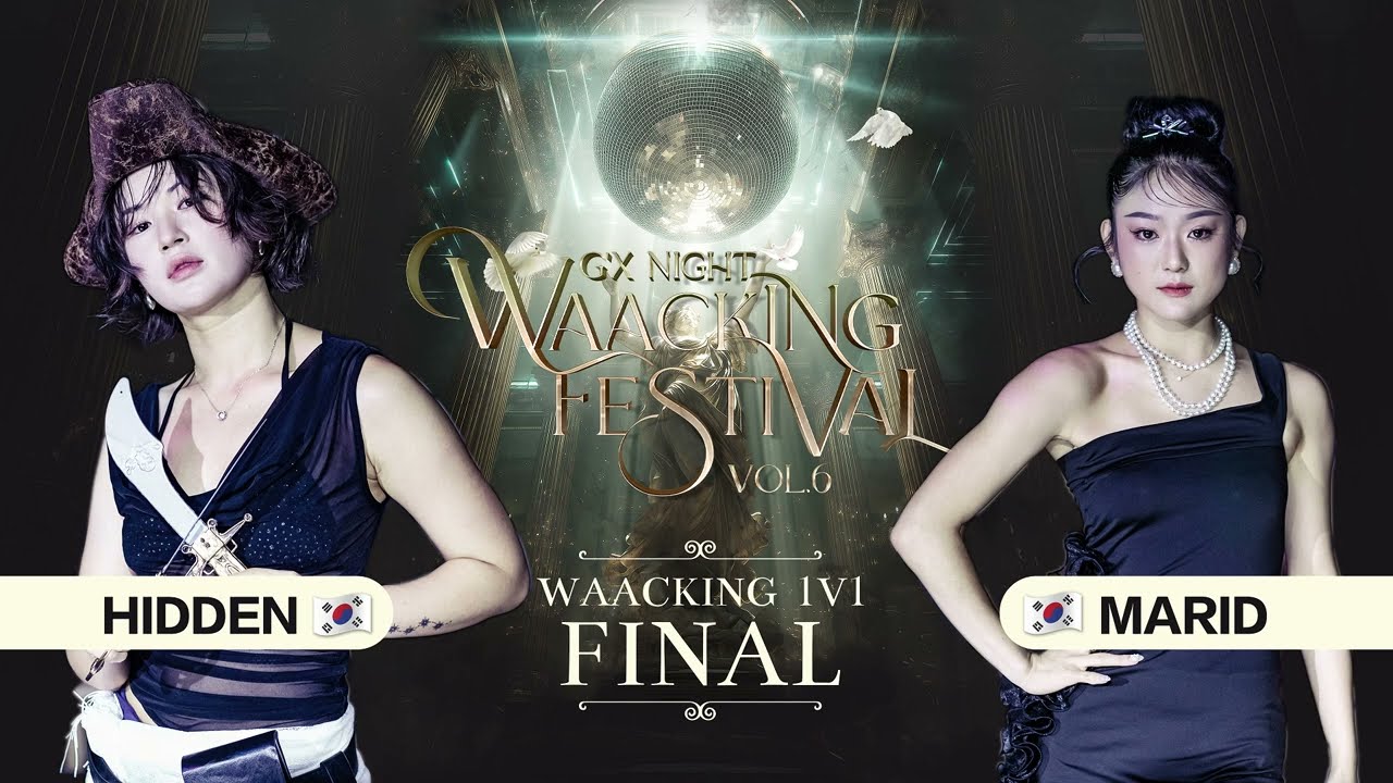 G’X Night Waacking Festival vol.6  Waacking 1 ON 1 FINAL Hidden VS Marid