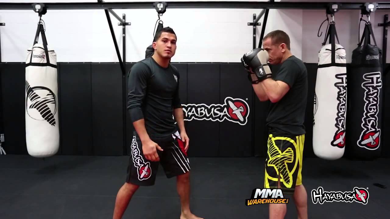 Anthony Pettis shows how to set up some kicks!