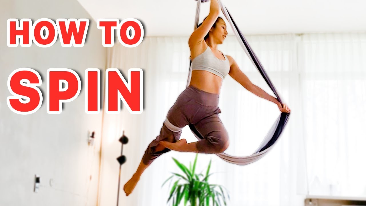 Aerial Sling Basic - How to Spin on Aerial Hammock