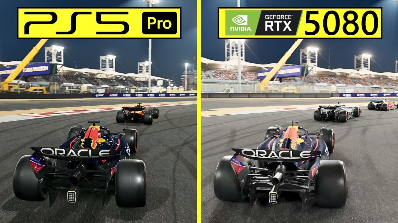 F1 25 PS5 Pro vs PC RTX 5080 4K Ultra Path Tracing Graphics Comparison #eapartner