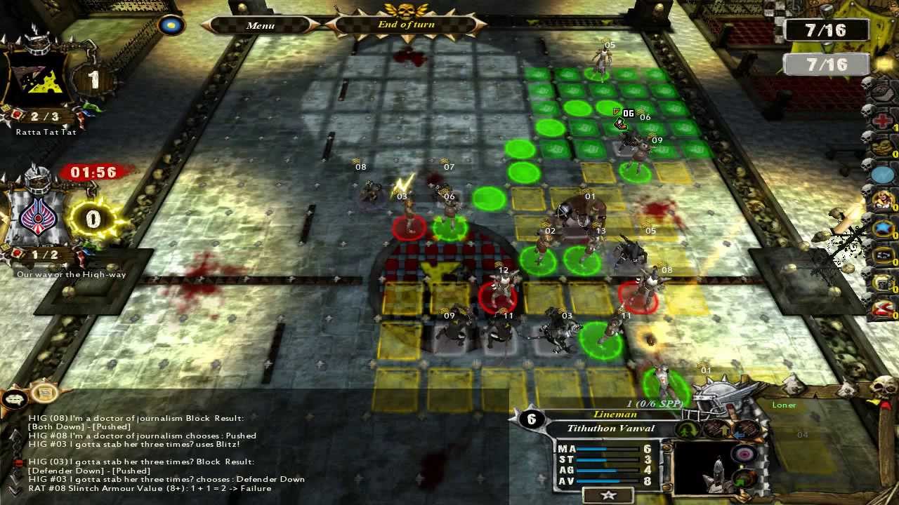 (G2)High Elf VS Skaven First half Blood Bowl: CE