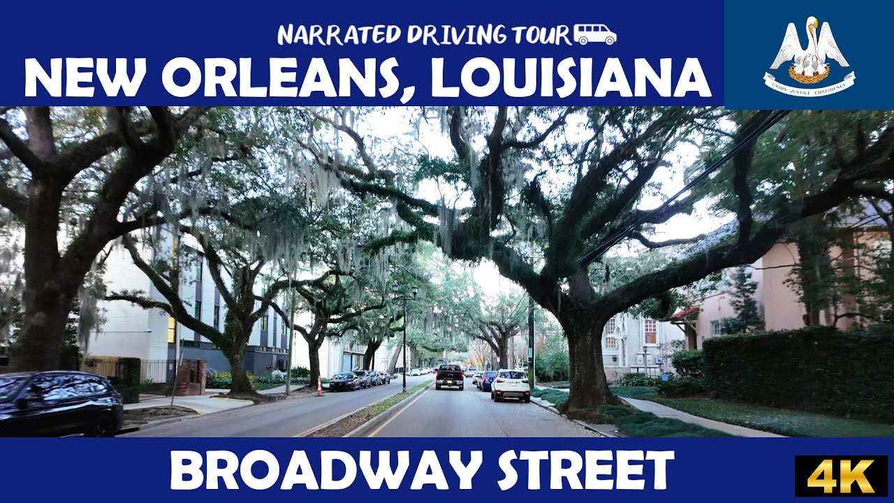 🛣️ Broadway Street, New Orleans, Louisiana 🛣️ 4K Drive
