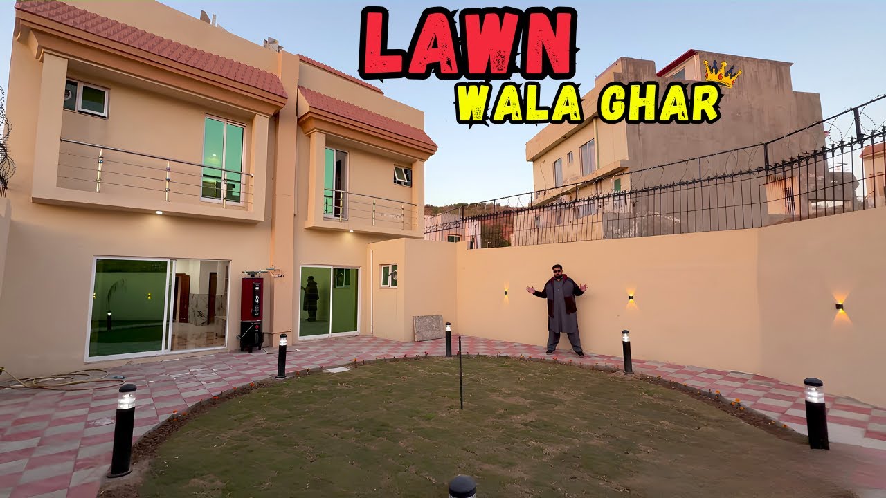 14 Marla LAWN House | LUXURY House | 14 Marla Designer House For Sale |   Bahria Town Rawalpindi