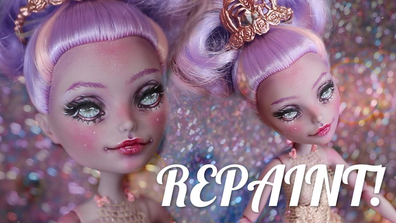 DOLL REPAINT ! Ballerina Custom Monster High Doll Moanica D'kay OOAK • JackyOhhh