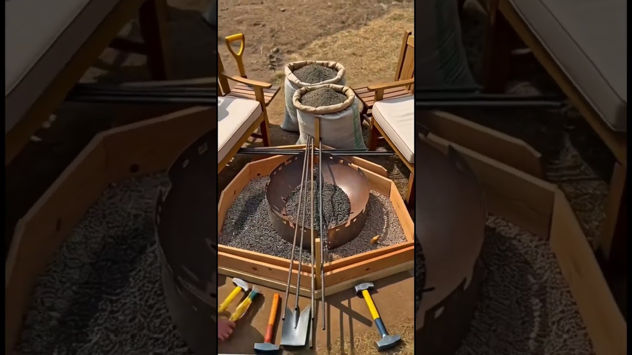 Abandoned Fire Pit To Steel Fire Pit | Lifestyle +Plus Infinity