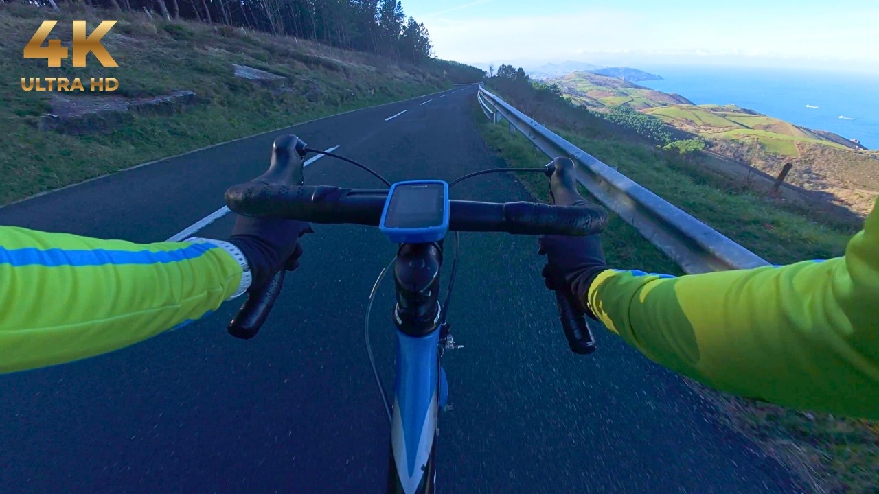 POV Road Cycling in the Basque Country | 2+ Hours Scenic Ride | No Music