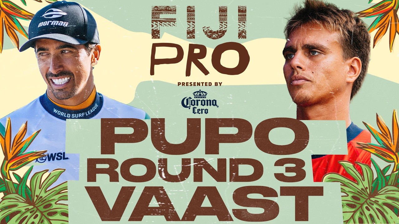 Kauli Vaast vs Miguel Pupo | Fiji Pro presented by Corona Cero 2026 - Round 3