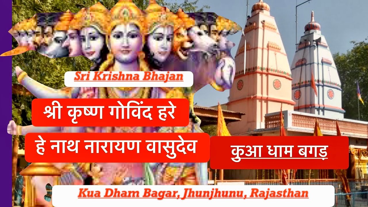 श्री कृष्ण गोविंद हरे मुरारी | हे नाथ नारायण वासुदेवा | कुआ धाम महिला संकीर्तन | Kua Dham