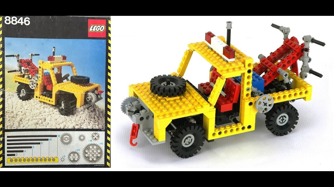Lego Vintage Technic Tow Truck, set 8846 review