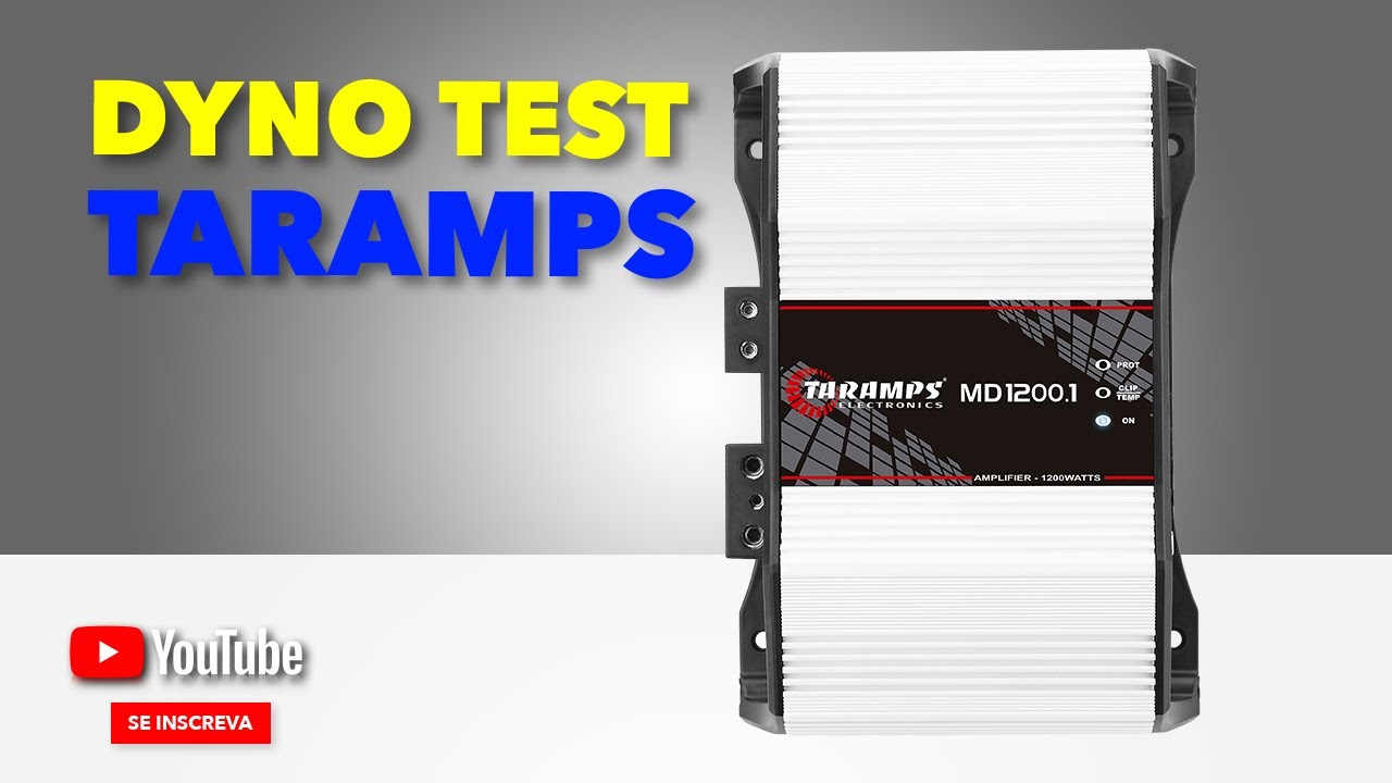Taramps MD 1200.1 1Ohm - Dyno Test (Legendas em Português)