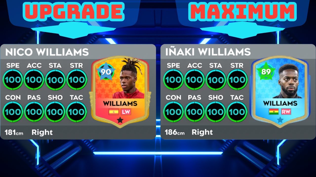 DLS 26 | UPGRADE ✅ Nico Williams 80 & I&ntilde;aki Williams 79 ( NEW ) .  Dream League Soccer 2026