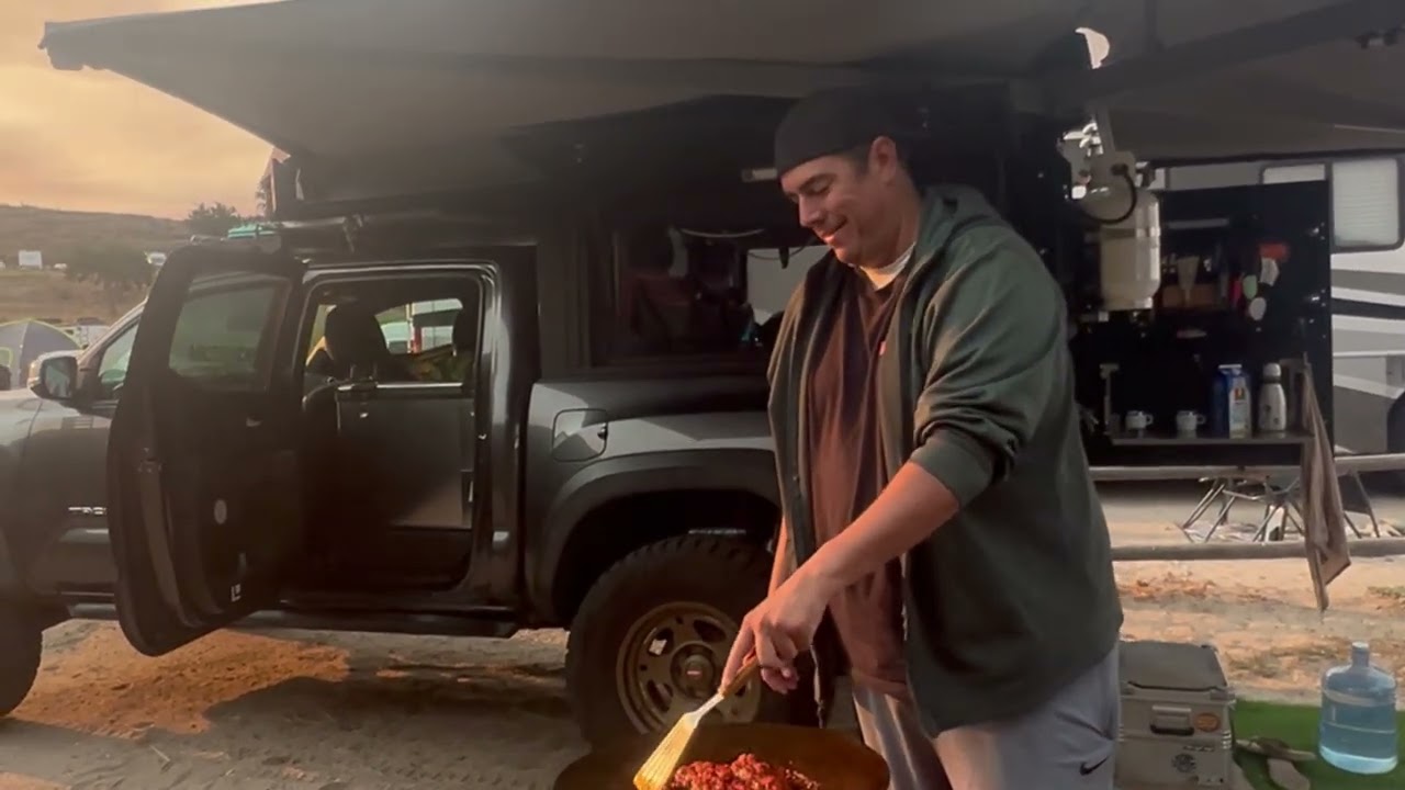 What The Hegg at our Favorite Beach Campground in California - have you heard of Jalama Burger?!