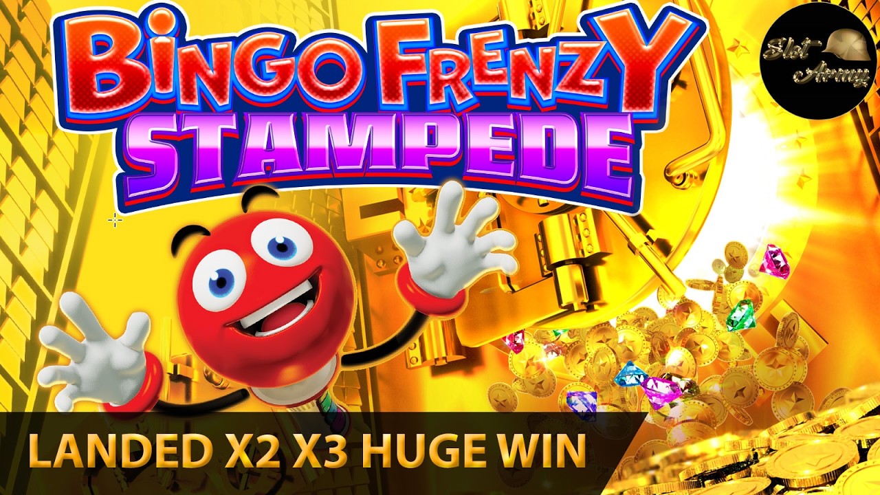 ⭐️ДВАЖДЫ ВЫПАДАЛ МНОЖИТЕЛЬ, ОГРОМНЫЙ ВЫИГРЫШ⭐️Bingo Frenzy Stampede Konami | Игровой автомат для ...