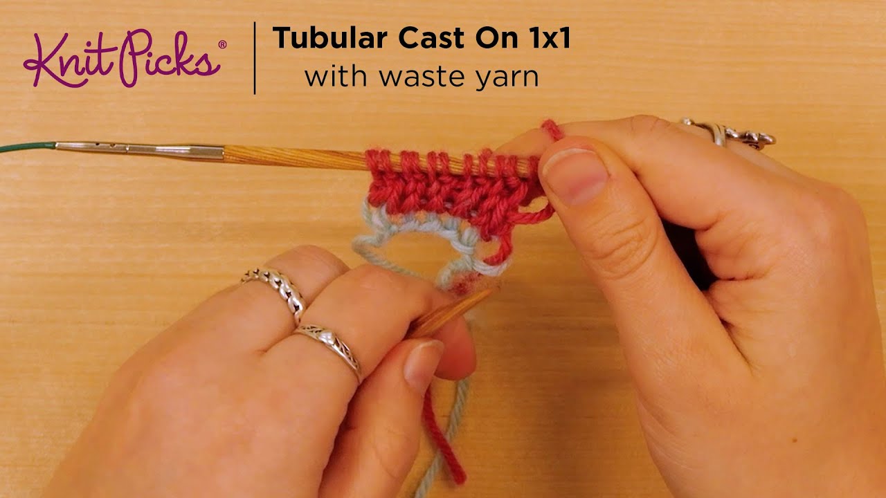 How-To: Tubular Cast On with Waste Yarn