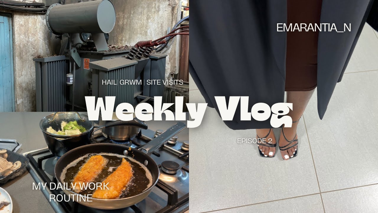 A week in corporate | GRWM | Site visits | Early mornings and busy day as an engineer
