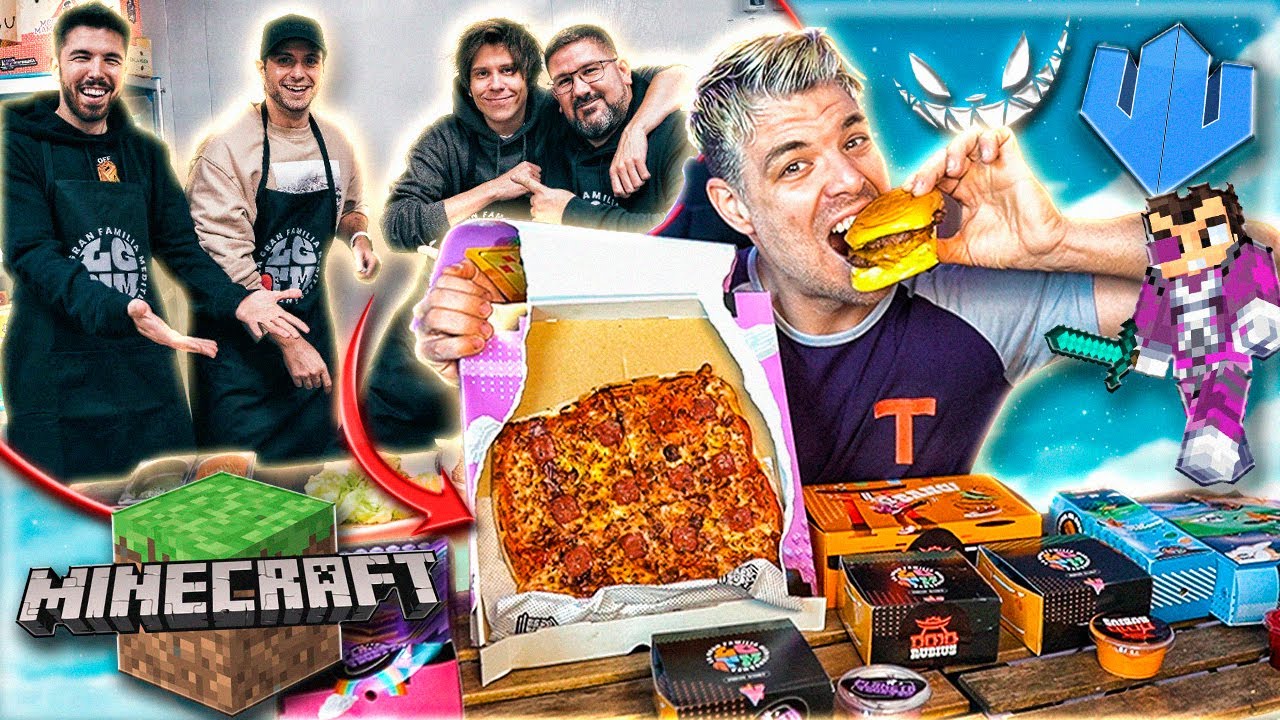 PROBANDO TODA LA CARTA de RUBIUS, WILLYREX Y VEGETTA 🍔 ¿LAS MEJORES HAMBURGUESAS Y PIZZAS ONLINE? 🍕
