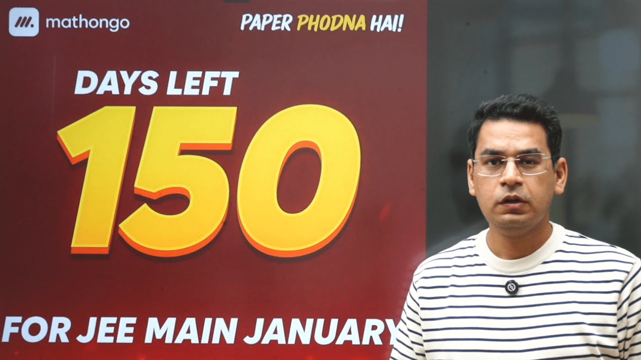 JEE Main | Only 150 Days Left #paperphodnahai