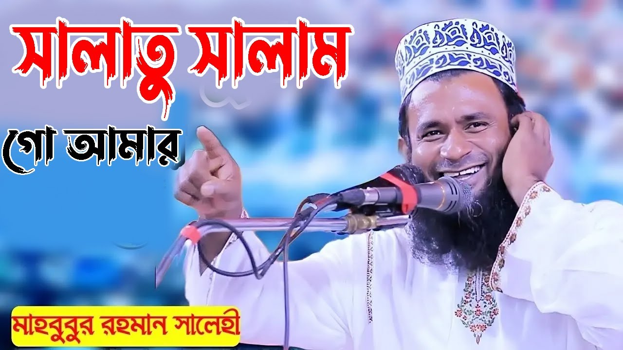 সালাতু সালাম গো আমার । mahbubur rahman salehi waz । মাহবুবুর রহমান সালেহী । ওয়াজ  নতুন । bangla waz