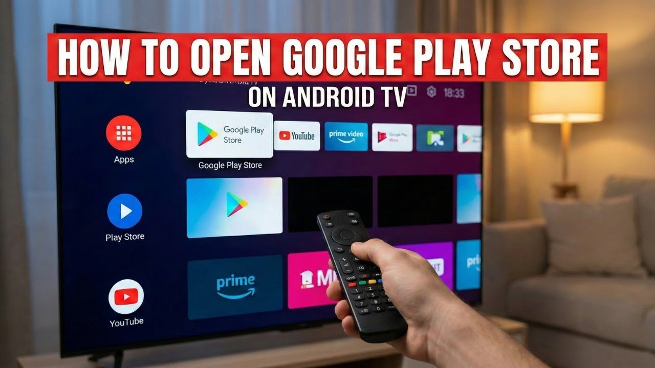 How to Open Google Play Store on Android (Google TV) 2025