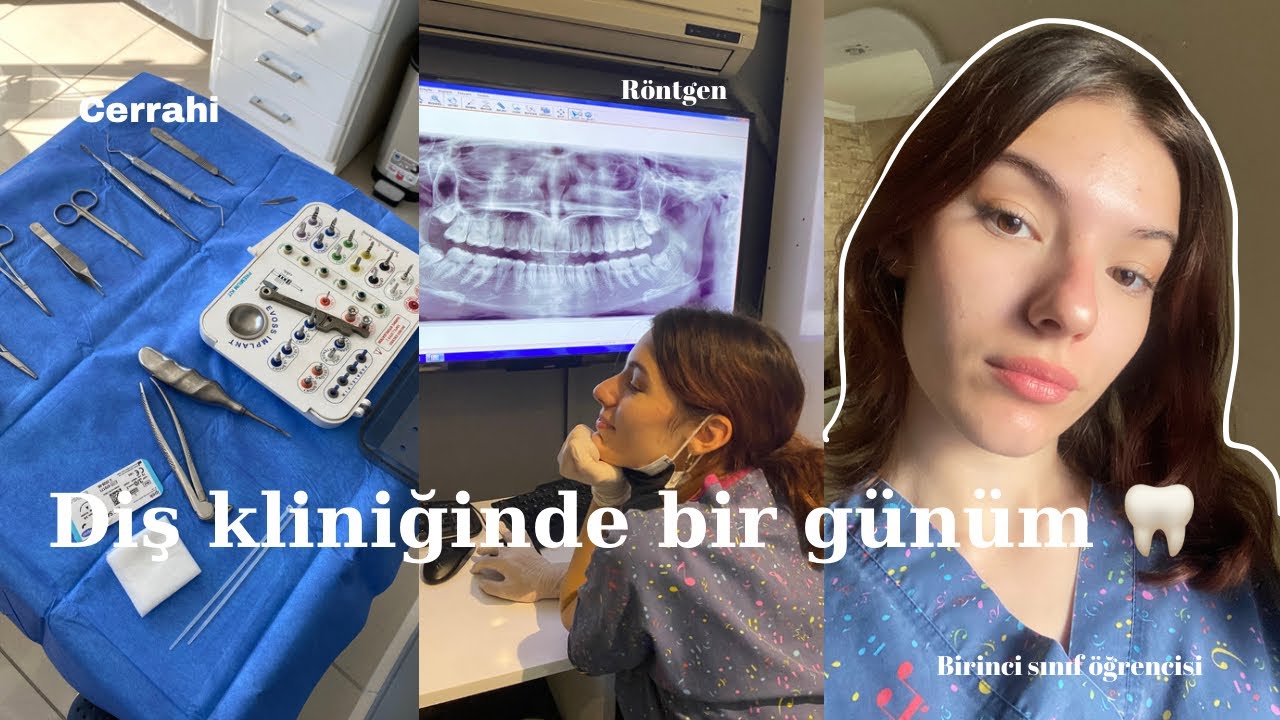 Diş Kliniğinde Bir İş Günüm || Erkenden staj yaptım 🦷💙✨