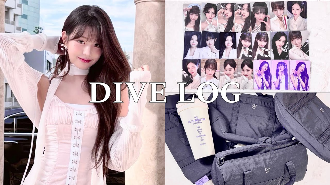 [다이브로그] 4n만원어치 시네마 엠디깡 ꒰ ᐢ｡-༝-｡ᐢ꒱ ·° 랜덤깡에 중독된 다이브 여기 있어요 🍿💭 | 아이브 | 쇼왓아이해브 | 월드투어 | 영화 | 미공포 | 포카