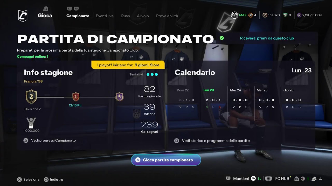 Road to elite S6 #14, Unica live della settimana