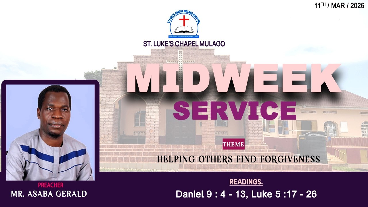 Helping others find Forgiveness, Daniel 9:4-13, Luke 5:17-26 With Mr. Asaba Gerald