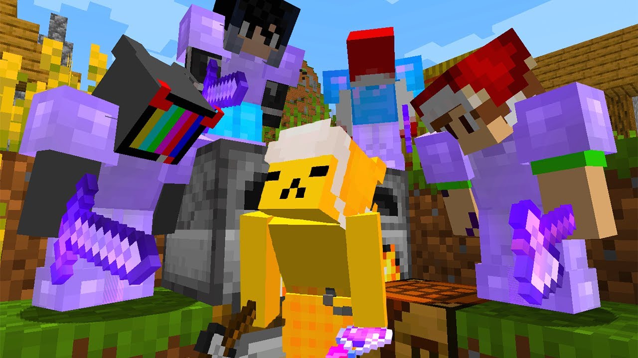 Minecraft Speedrunner VS 4 Caçadores