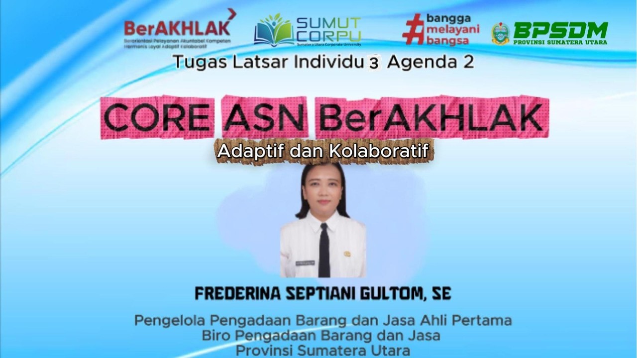 Tugas Individu 3 Agenda 2 - Penerapan Core ASN BerAKHLAK - Adaptif dan Kolaboratif