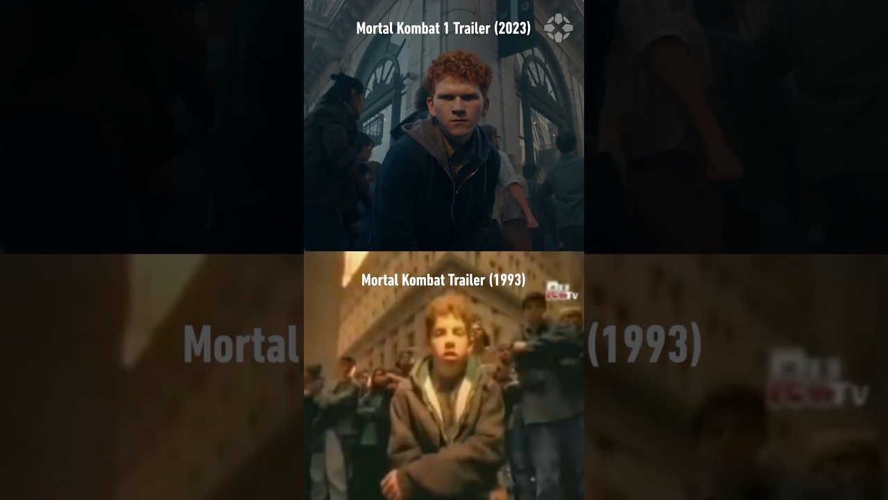 Mortal Kombat trailer 2023 vs. 1993 #mk1 #mortalkombat #gaming #trailer