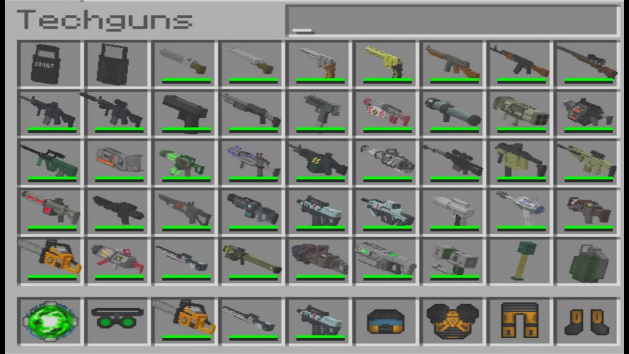 Minecraft Gun Mod &ndash; The Most Advanced Weapons Ever! (Techguns)