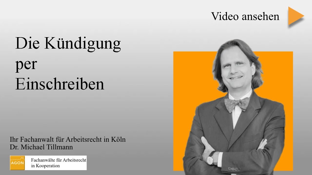 Kündigung per Einschreiben - Das sollten Sie wissen!