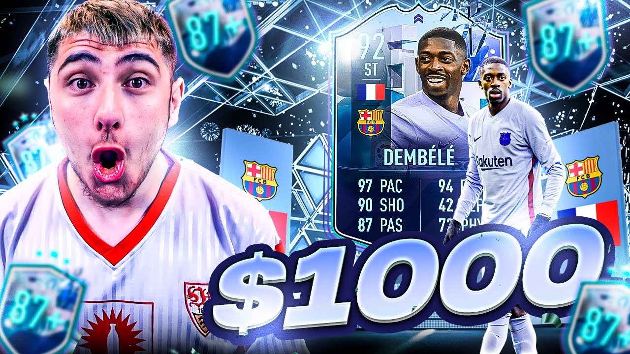 I spent $1000 on 87+ Packs for FUT Fantasy