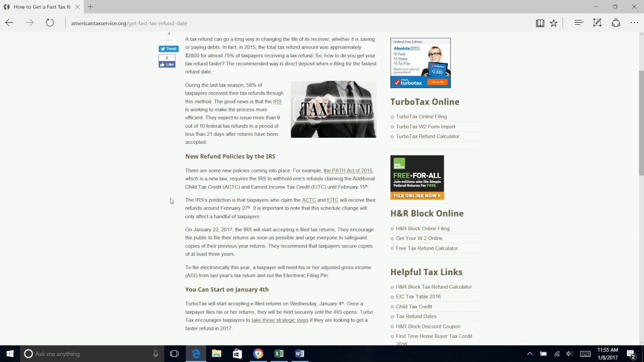 How to Get a Fast Tax Refund Date