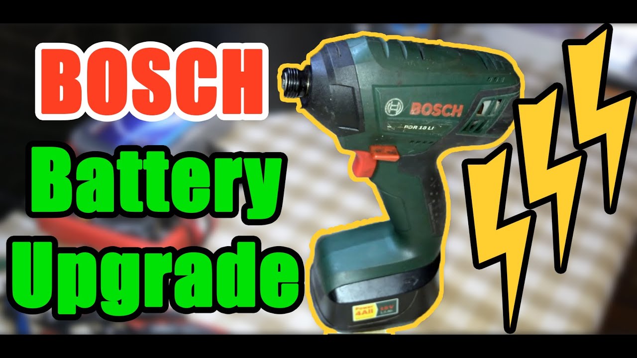 ⚡Bosch 18v battery repair (🪫 1.5Ah to 🔋 2.5Ah upgrade)