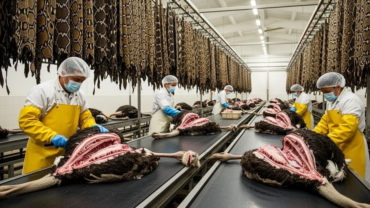Full Process Revealed: Inside the Ostrich Leather Empire - Luxury Fashion