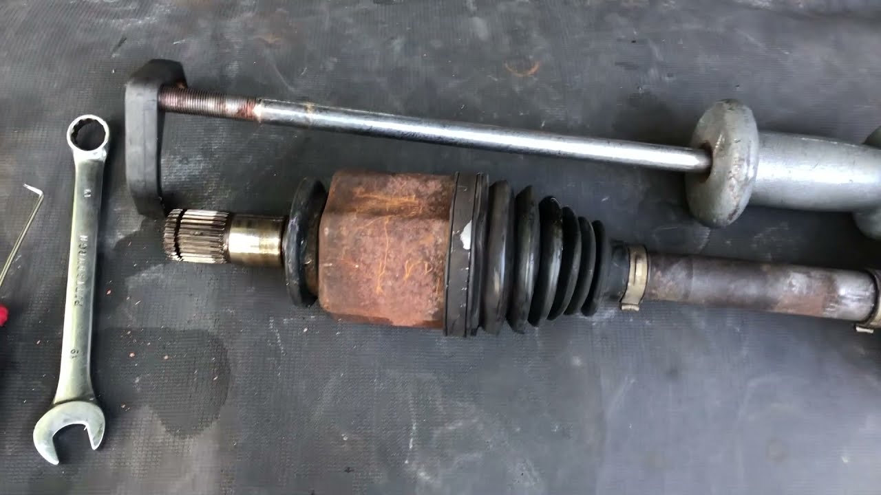Land Rover LR3 Discovery 3 wheel hub and front axle removal