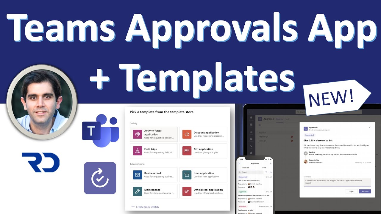 New Approvals App Templates in Microsoft Teams