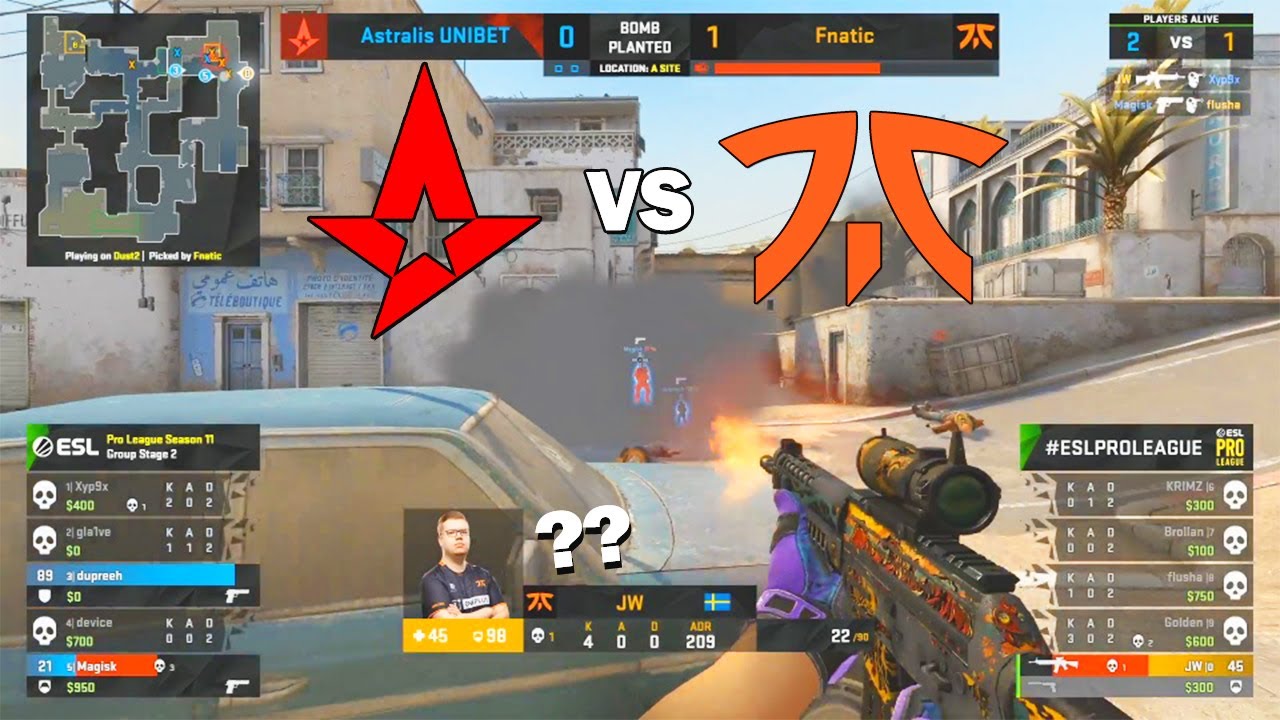 UNREAL MATCH... | Astralis vs Fnatic | ESL Pro League 2020