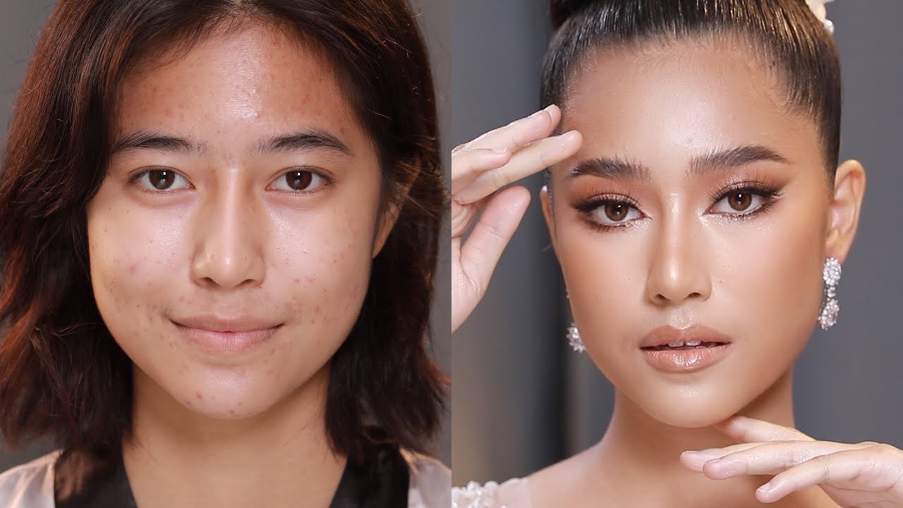 เรียบหรูดูแพง เบาแต่ฟาด เมคอัพโทนนู้ดสวยละมุนมากby Dollarmakeup hair @bombomhairstylist269 #indonesia
